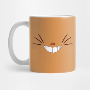 Smile cat face mask Mug